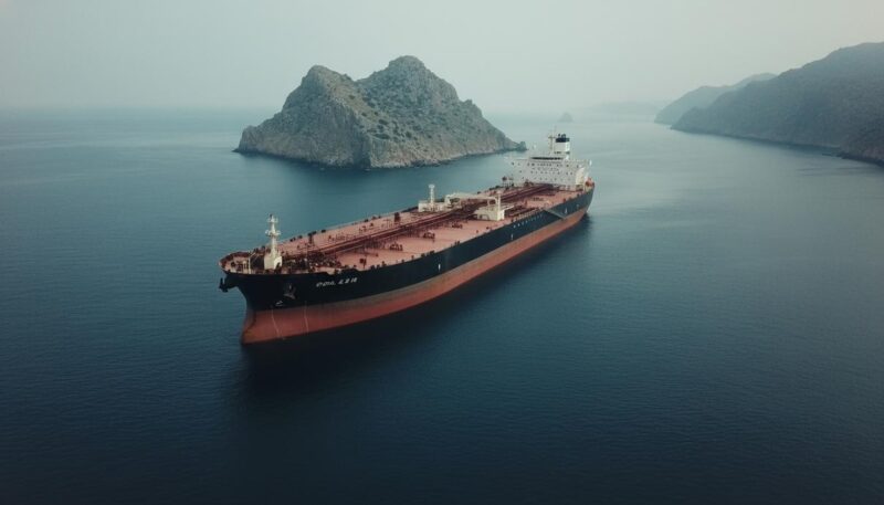 Блокада Ормузского пролива: супертанкер Yuri остановился на пути в Оманский залив