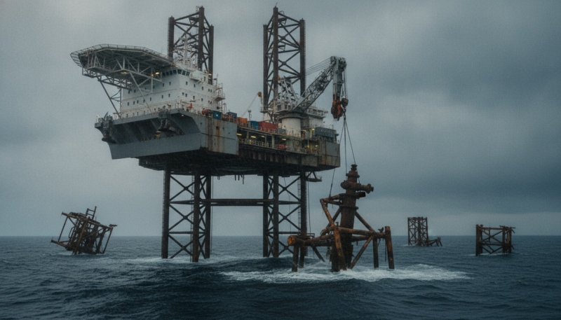 Perenco завершила ликвидацию двух подводных активов в Северном море